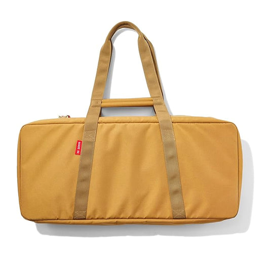 Made In Cookware - Griddle Utility Bag - Fits 2-Burner Carbon Steel Griddle - Removable Stain-Proof Interior - Luggage Grade Nylon - Camel Exterior and Olive Interior