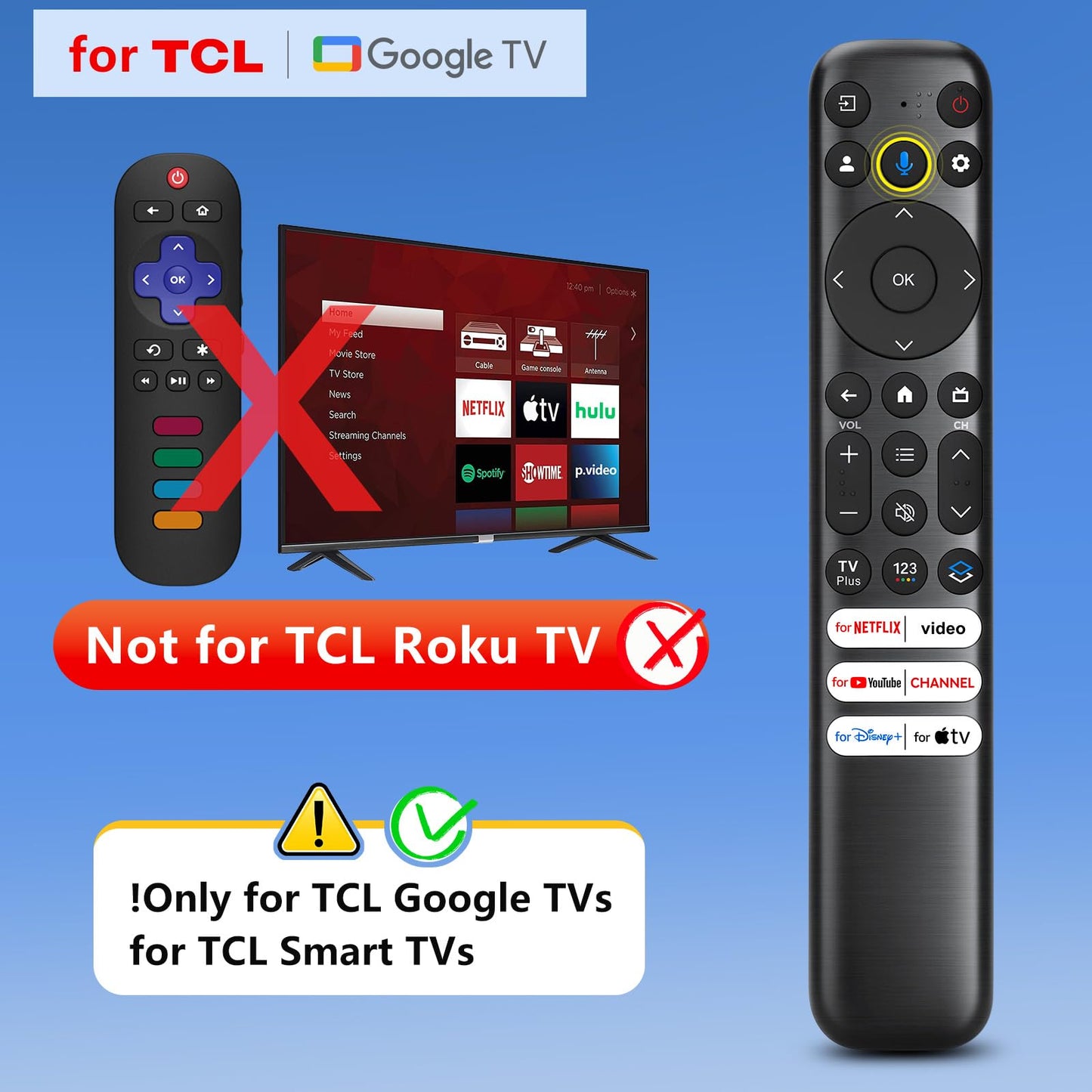Voice Magic Remote for LG-Smart-TV-Remote Control Replacement, AKB75855501 AN-MR20GA MR19BA MR18BA MR650A with Voice Recognition and Pointer Function