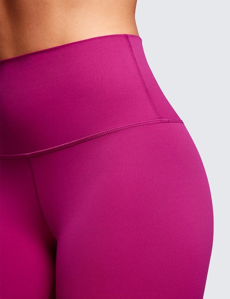 CRZ YOGA Butterluxe Biker Shorts 4'' - High Waisted Booty Workout Volleyball Yoga Womens Spandex Magenta Purple Small