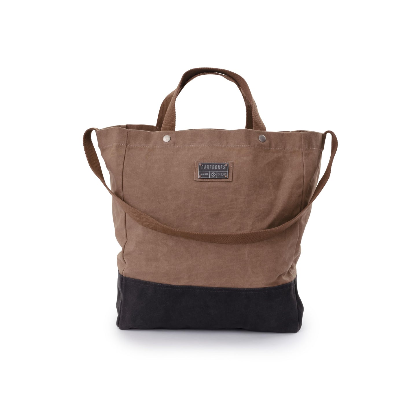 Barebones Neelum 16L Market Tote Bag - Reusable Grocery Bag - Canvas Tote Bag for Shopping (Khaki)