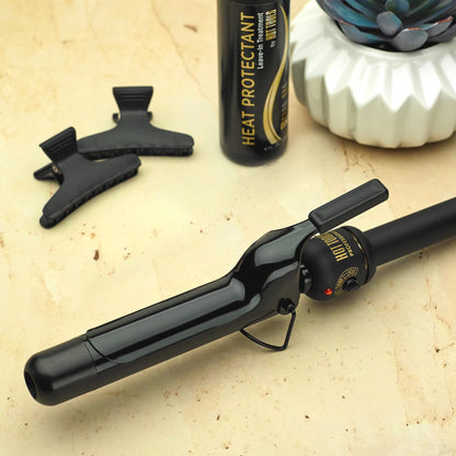 HOT TOOLS (2018 MODEL) Pro Artist 24K Gold Curling Iron | Long Lasting, Defined Curls (1-1/4 in)