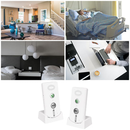 2 Way Wireless Intercom for Home Hospital Hotel,1000m Range Indoor Intercoms Wireless