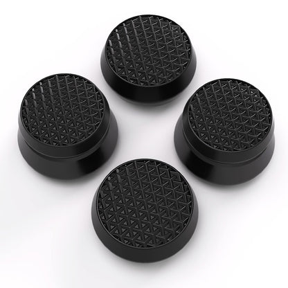 PlayVital Thumbs Pro ARMOR Thumbstick Extender for ps5 Controller, Joystick Caps Grip for ps5 Controller - 2 High Raise and 2 Mid Raise Dome - Black