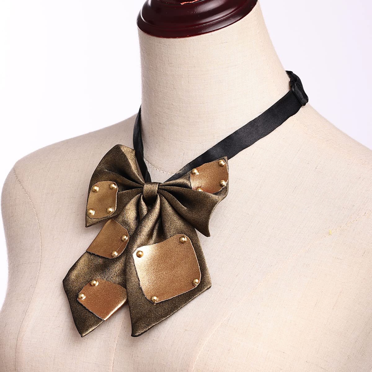 FAD-4U Steampunk Vintage Bow Tie Handmade for Men Gothic Costume Accessory