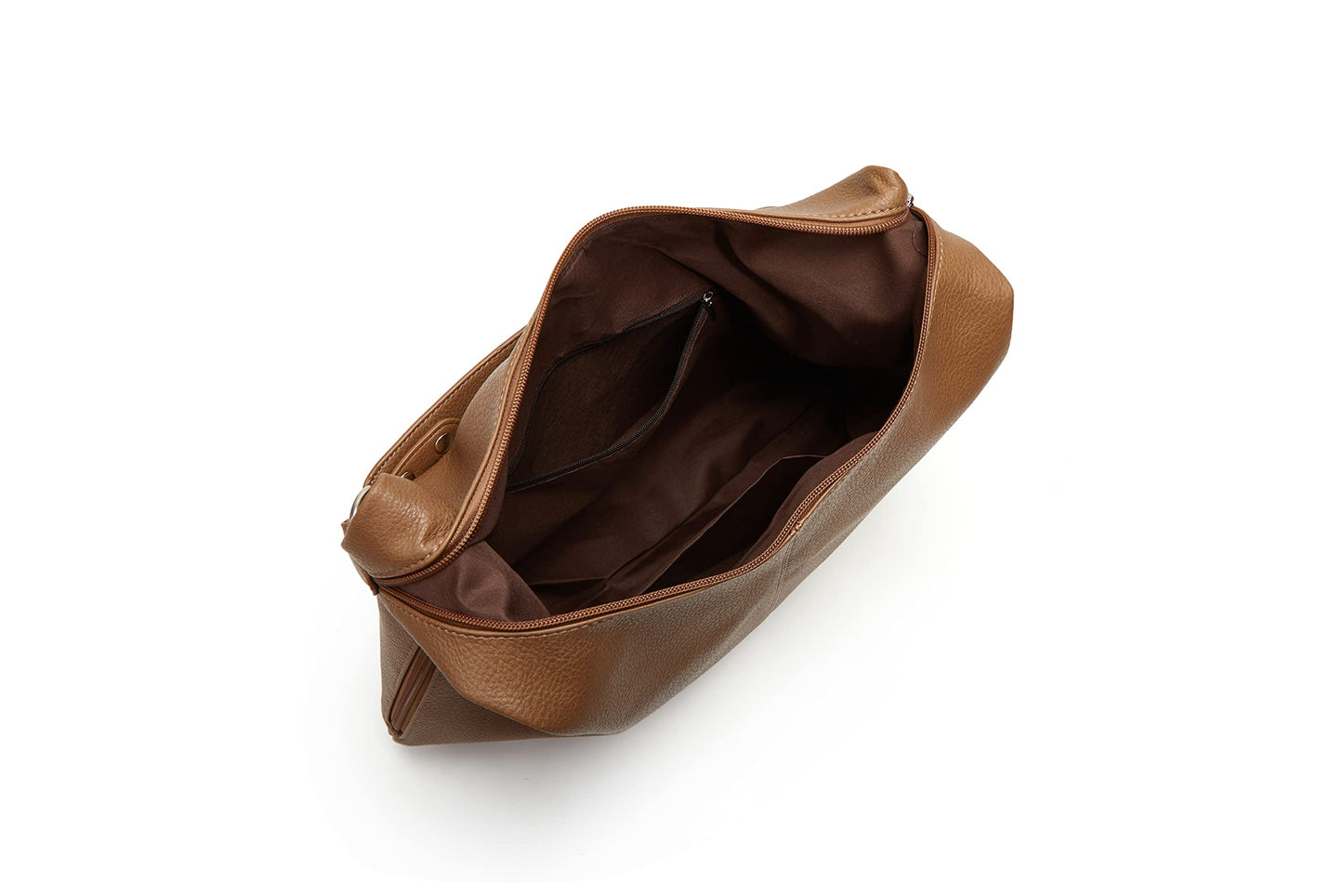 Hobo Bags for Women Soft PU Leather Shoulder Bag Vintage Slouchy Top Handbag with Zipper