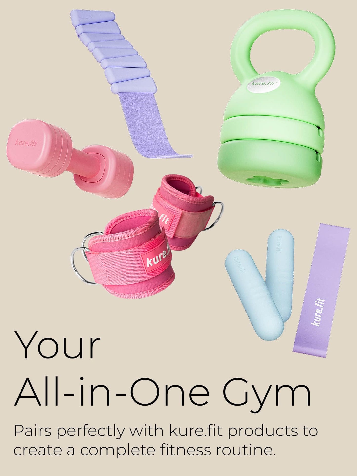 Adjustable Dumbbell Set｜2LB 3LB 4LB 5LB Light Hand Weights for Women｜One-Twist Weight Adjustment｜Non-Slip Curved Grip Handle｜Free Weights for Home Gym, Rehab, Pilates, Yoga, Strength Training