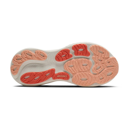 Brooks Women’s Adrenaline GTS 25 Supportive Running & Walking Shoe - Peach Echo/Coconut - 6 Medium