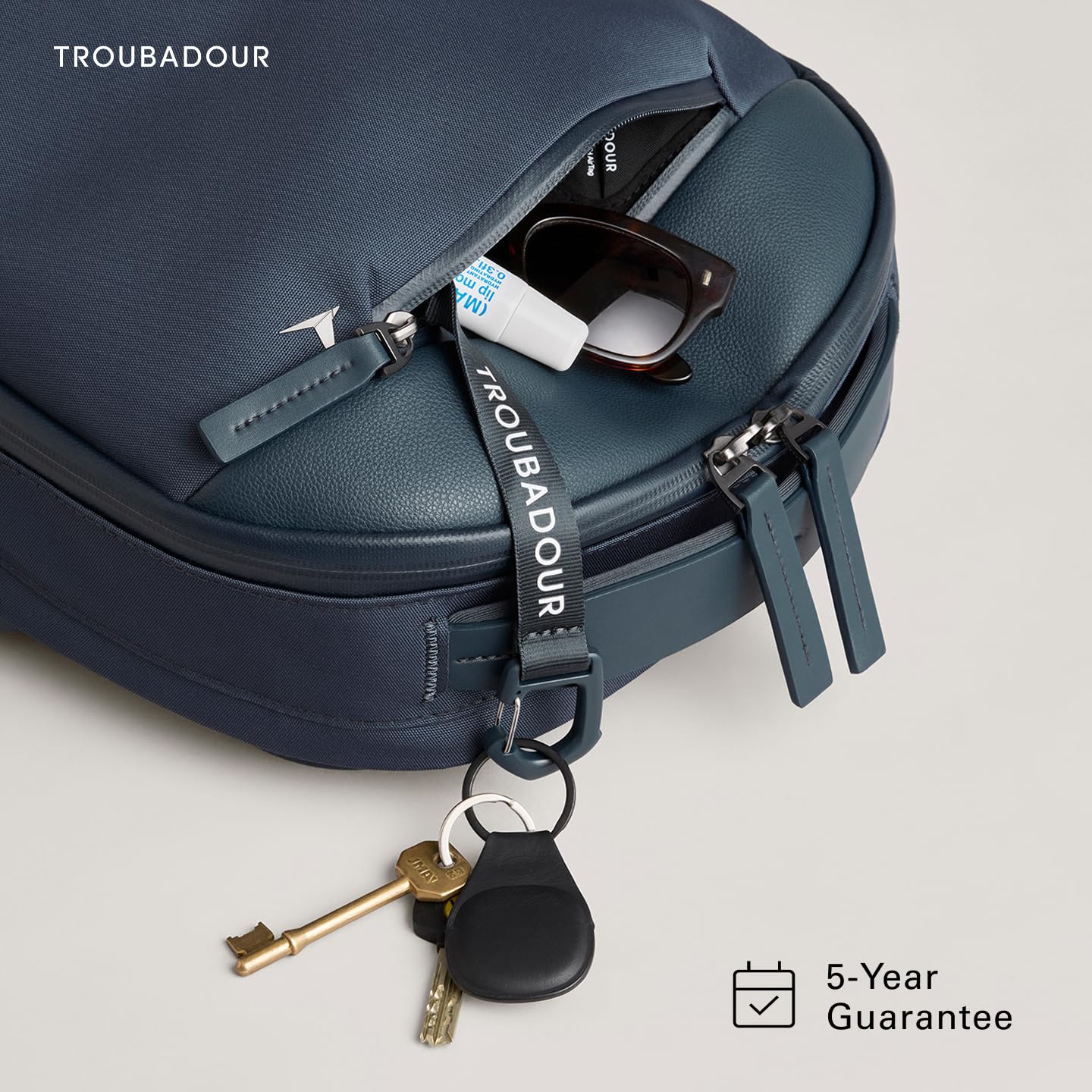 Troubadour Apex 4.0 Compact - 16L Premium Laptop Backpack - Ergonomic & Water Resistant - Designed for Work and Travel - Basalt