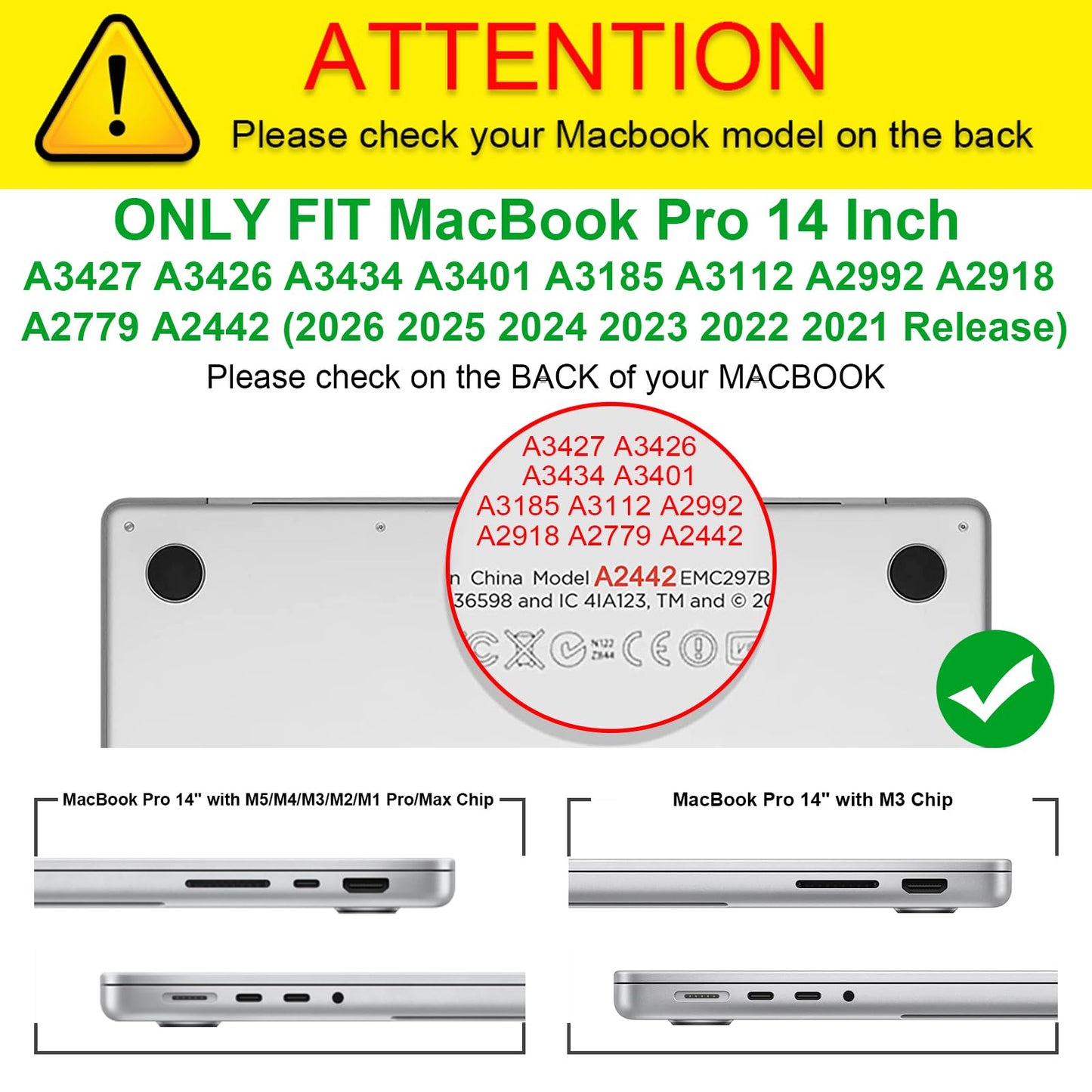 Fintie Sleeve Case for MacBook Pro 14 Inch A3427 A3426 A3434 A3401 A3185 A3112 A2992 A2918 A2779 A2442 (2026-2021), PU Leather Folio Cover for MacBook Pro 14" M5/M4/M3/M2/M1, Brown