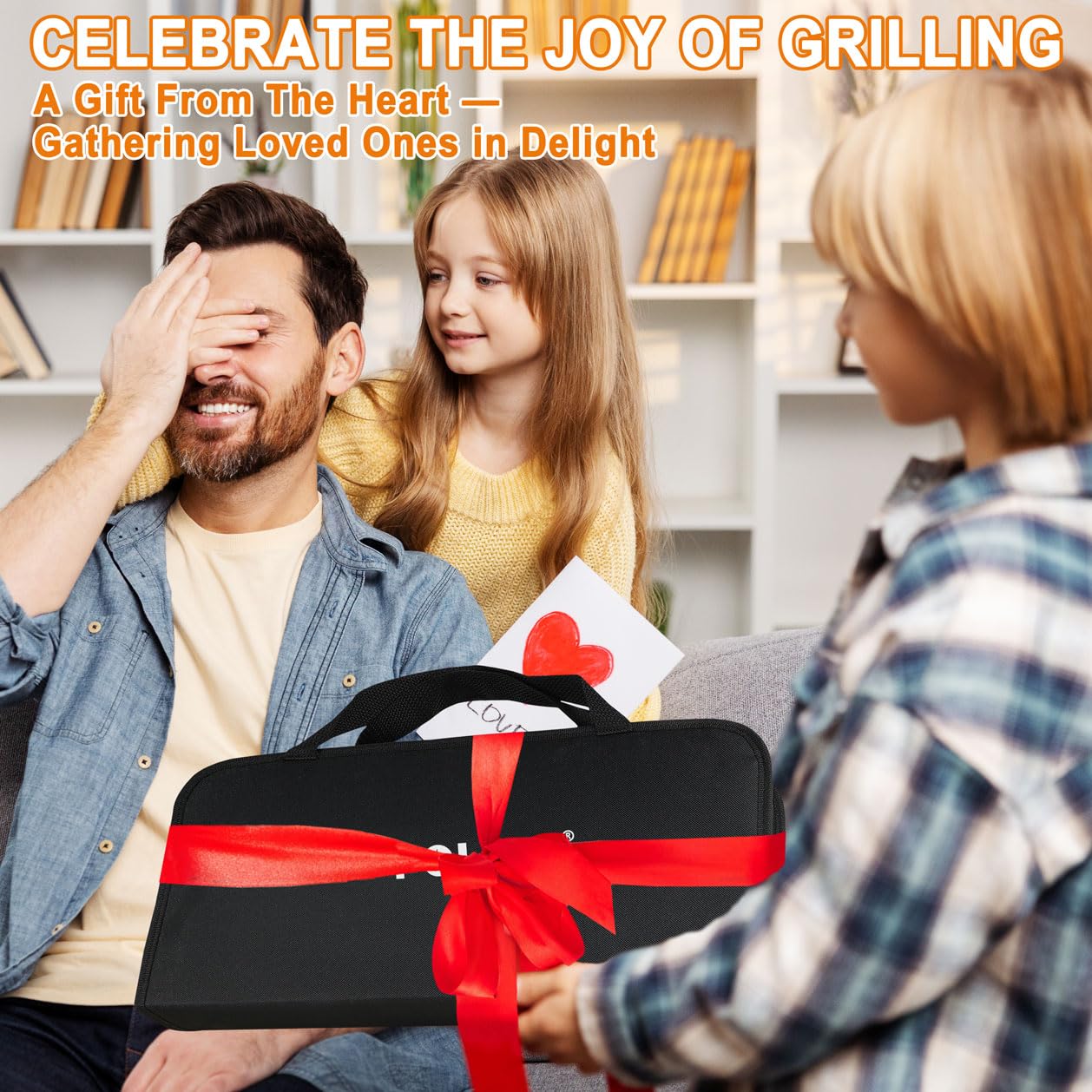 POLIGO 29 PCS BBQ Grill Accessories Stainless Steel BBQ Tools Grilling Tools Set with Storage Bag for Fathers Day Dads Birthday Presents - Camping Grill Utensils Set Ideal Grilling Gift for Men Silver