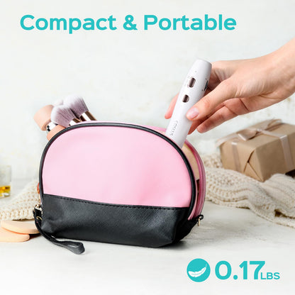 COSLUS Cordless Electric Nail Drill File: Nail Drill Machine with Stepless Speed Knob for Acrylic Gel Dip Powder Polish, Professional Portable Manicure Pedicure Rechargeable for Home Salon Use Purple