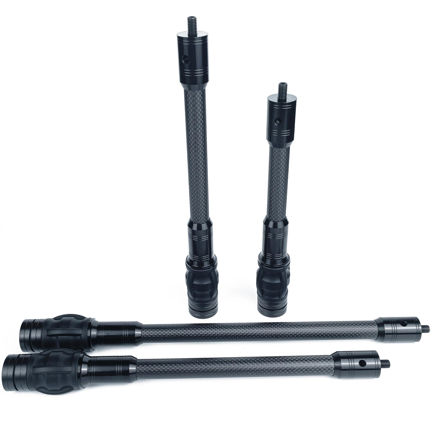 ZMATLIAO Carbon Archery Bow Stabilizer Single Side Adjustable V-Bar Mount Quick Disconnect Bow Rod Stabilizer, Bow Stabilizer & Compound Bow Accessories-6