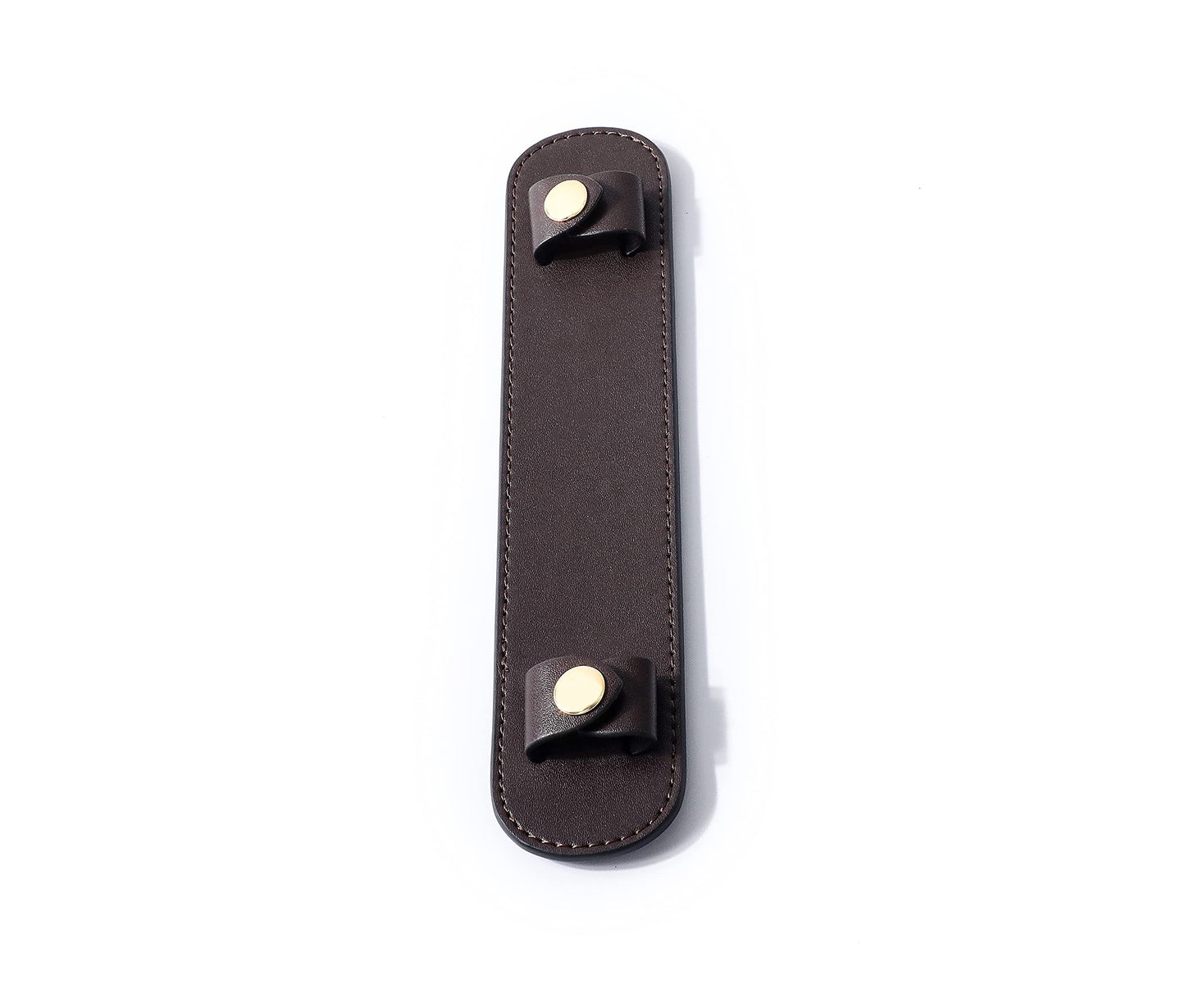GOXTECH Leather Shoulder Strap Pad for Designer Trendy Bags (Coffee color)