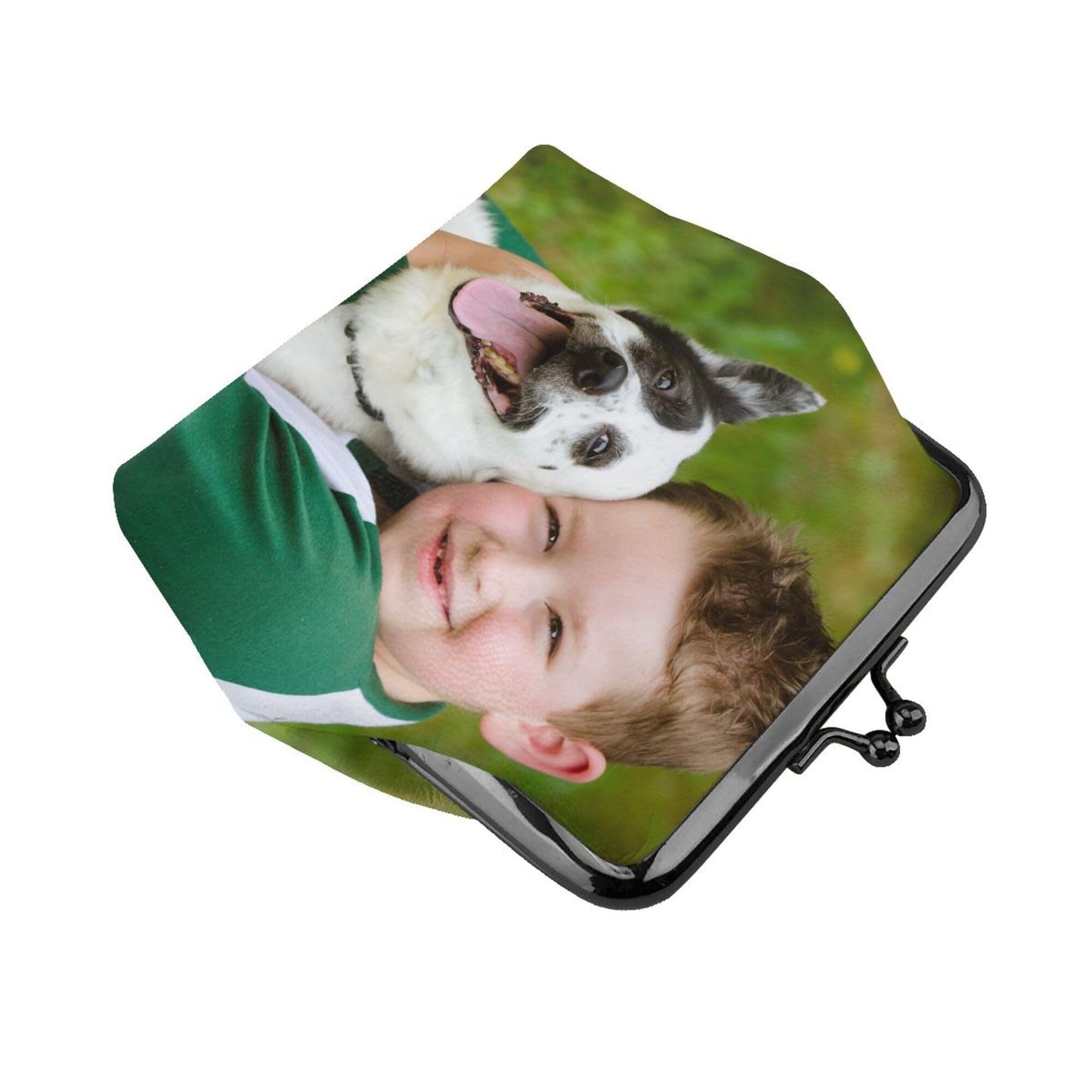 Custom Coin Purse Personalized Change Purse Design Your Photo Logo Name Change Purse Wallet Zipper Durable Cash Pouch Storage Bag for Women Gifts (Style 1)