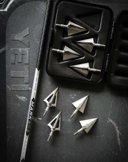 G5 Outdoors Montec M3 100 Grain Broadhead 3 Pk, Stainless Steel
