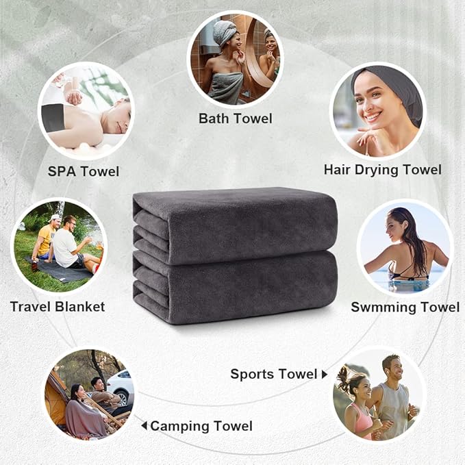 Orighty Bath Towels Pack of 2