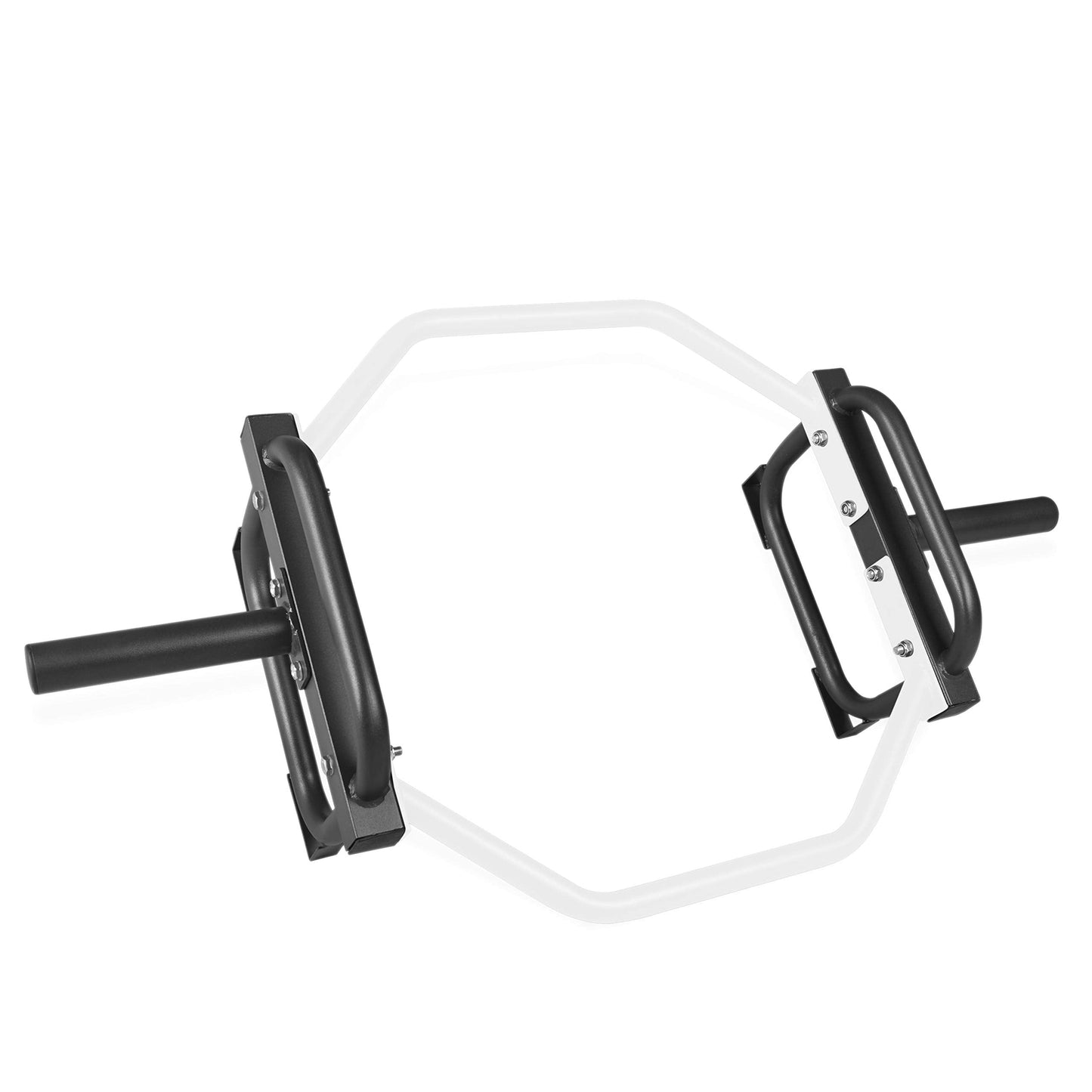 CAP Olympic Trap & Shrug Bar with Elevated Grip, 500-Lb Capacity – White