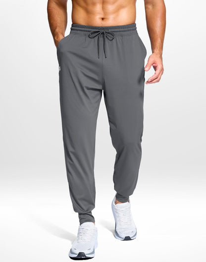 G Gradual Men's Joggers Lightweight Athletic Workout Pants with Pockets Stretch Track Running Sweatpants for Men Gym Sports,Graphite Grey,M