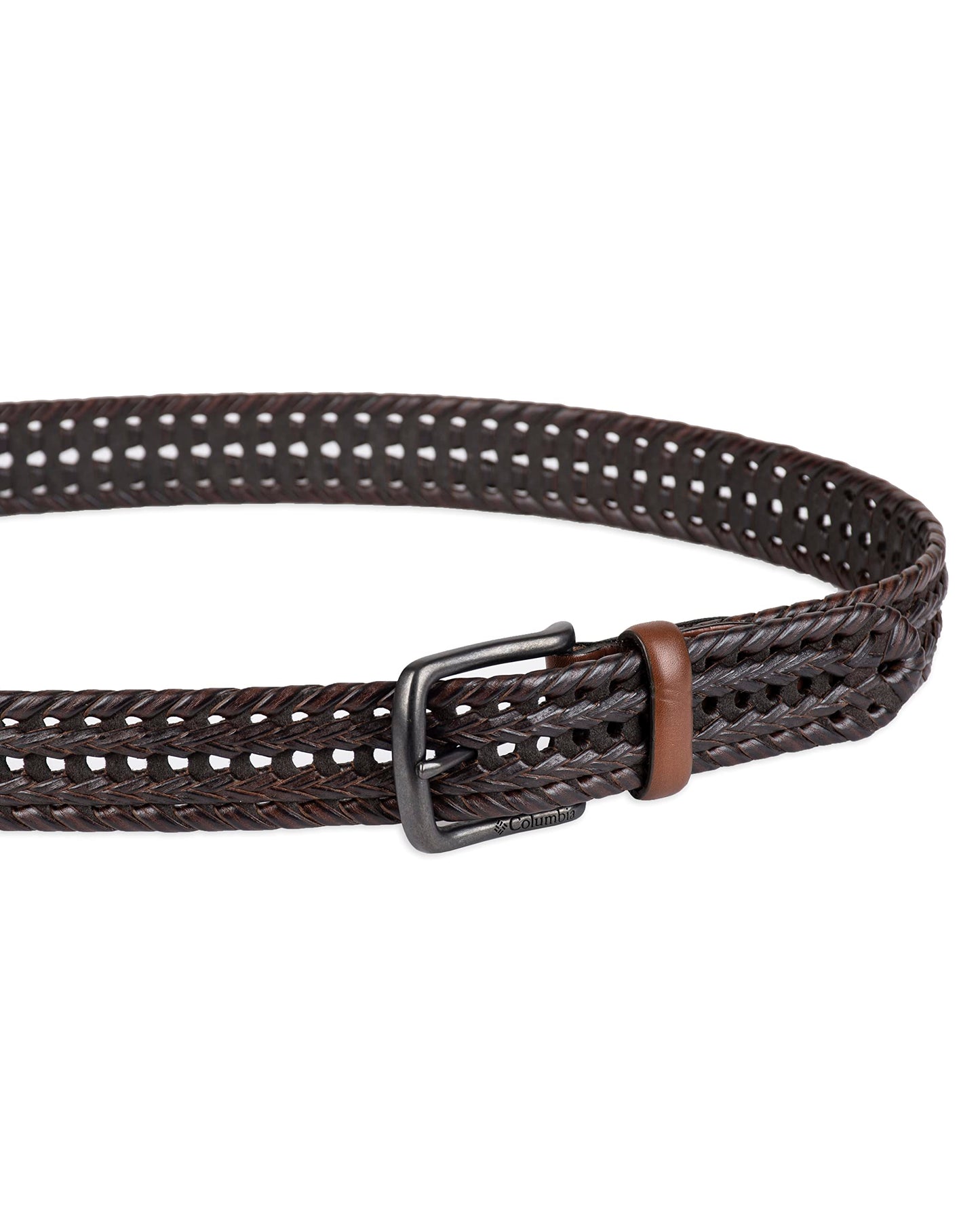 Columbia Men's Braided Belt Accessory, tan, Small (32-34)