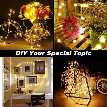 Fairy Lights Plug in,99ft 300 LEDs Christmas Lights Indoor Outdoor Warm White Copper Wire,Long Led Fairy String Lights for Bedroom Party Wedding Patio Yard Christmas Tree Decoration