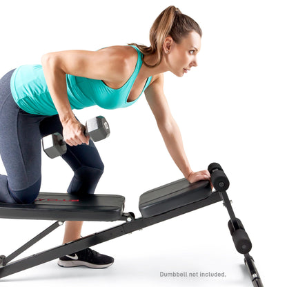 Marcy Multi-Position Adjustable Utility Bench for Home Gym Weightlifting and Strength Training