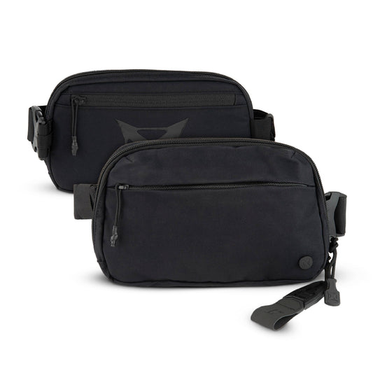 Vertx Everyday Tactical Fanny Pack 2.0-100% Nylon Fanny Pack for Men and Women with CCW-Ready Design and Rapid Access Tab - It's Black - 2L