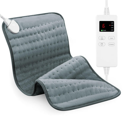 Heating Pad for Back, Large Heating Pads for Body Muscle Pain Cramps Relief, 6 Heat Settings Machine Washable Electric Heating Pad, Birthday Christmas Gifts for Women Mom