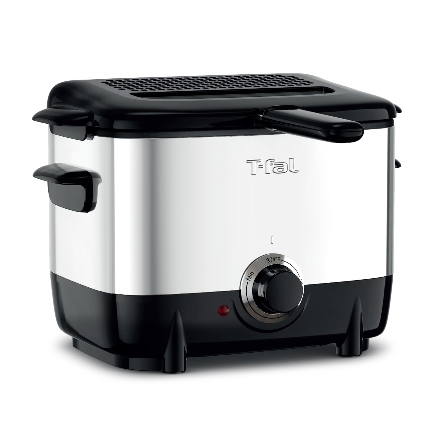 T-fal 3.5L Stainless Steel Deep Fryer with Basket for Home Use, 1700W, Deep Fryer with Oil Filtration, Temp Control, Digital Timer