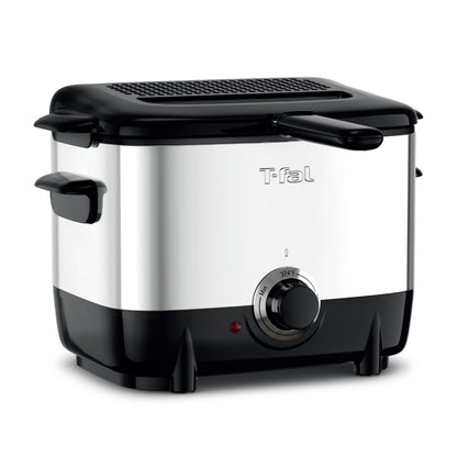 T-fal 3.5L Stainless Steel Deep Fryer with Basket for Home Use, 1700W, Deep Fryer with Oil Filtration, Temp Control, Digital Timer