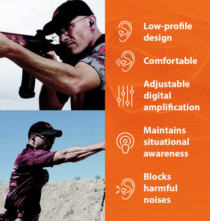 Westone DefendEar Digital Shooter Hearing Protection Ear Plugs, 78346