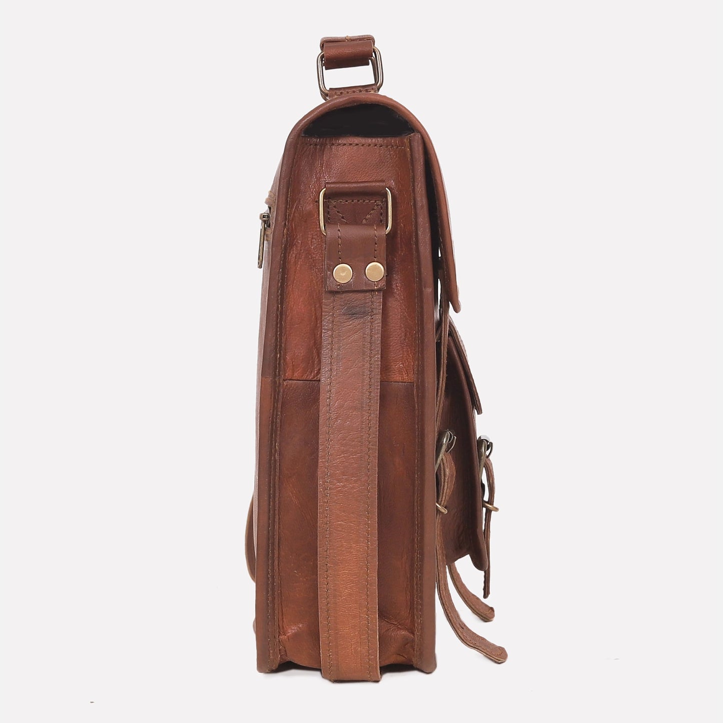 Vintage Genuine Leather iPad/Tablet/tab/Kindle Satchel Cross Body Shoulder Messenger Bag (11 X 9 Inch) (11 inch)
