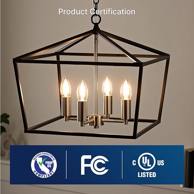 FLSNT B11 E26 Base LED Candelabra Light Bulbs 60W Equivalent, Dimmable, LED Candle Light Bulbs, 2700K Soft White, 12 Pack UL,CA65 Listed.