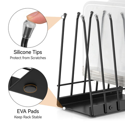 Josmimic Reusable Bags Drying Rack, Plastic Bags Dryer for Ziplock Lerine Silicone Gallon, Snack, Sandwich Storage Bags, Black