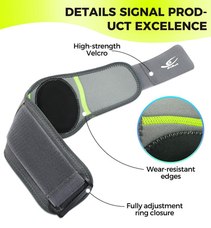 HiRui Elbow Brace with Gel Pad Support for Forearm Tension Relief, Tennis Elbow Brace Adjustable Elbow Strap Pressure Band for Tendonitis Weightlifting Golfer Baseball (Gray-2 Pack)