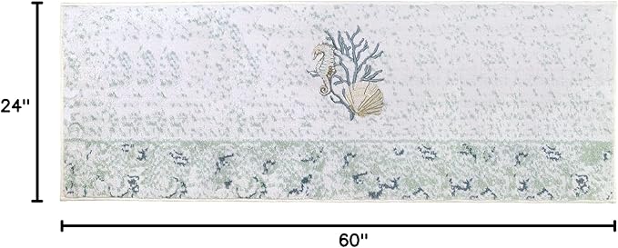 Avanti Linens - Bath Mat, Cotton Bathroom Rug, Oceanscape Inspired Home Decor