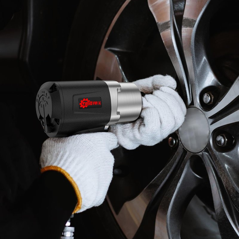Trivd Frol Air Impact Wrench 1/2" - 1/2 Inch Impact Gun 1/2 Drive, 1500Ft-lbs, 8000RPM High Torque Impact Wrench, Weight 4.74 lb, 1/2 Air Impact Gun for Auto Repair, Tire Shop