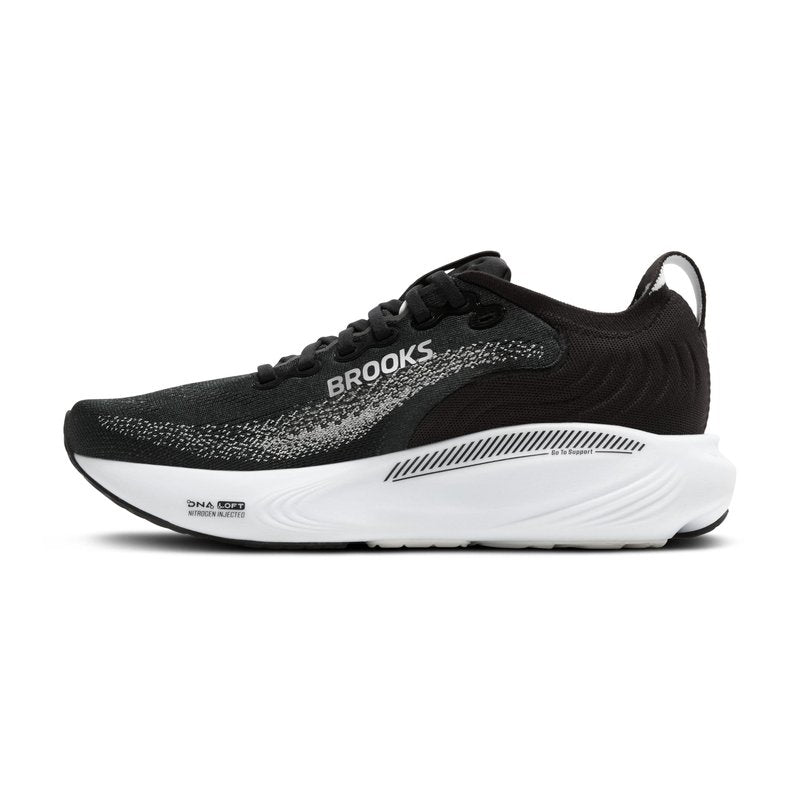 Brooks Women’s Adrenaline GTS 25 Supportive Running & Walking Shoe - Black/Grey/White - 7 Medium