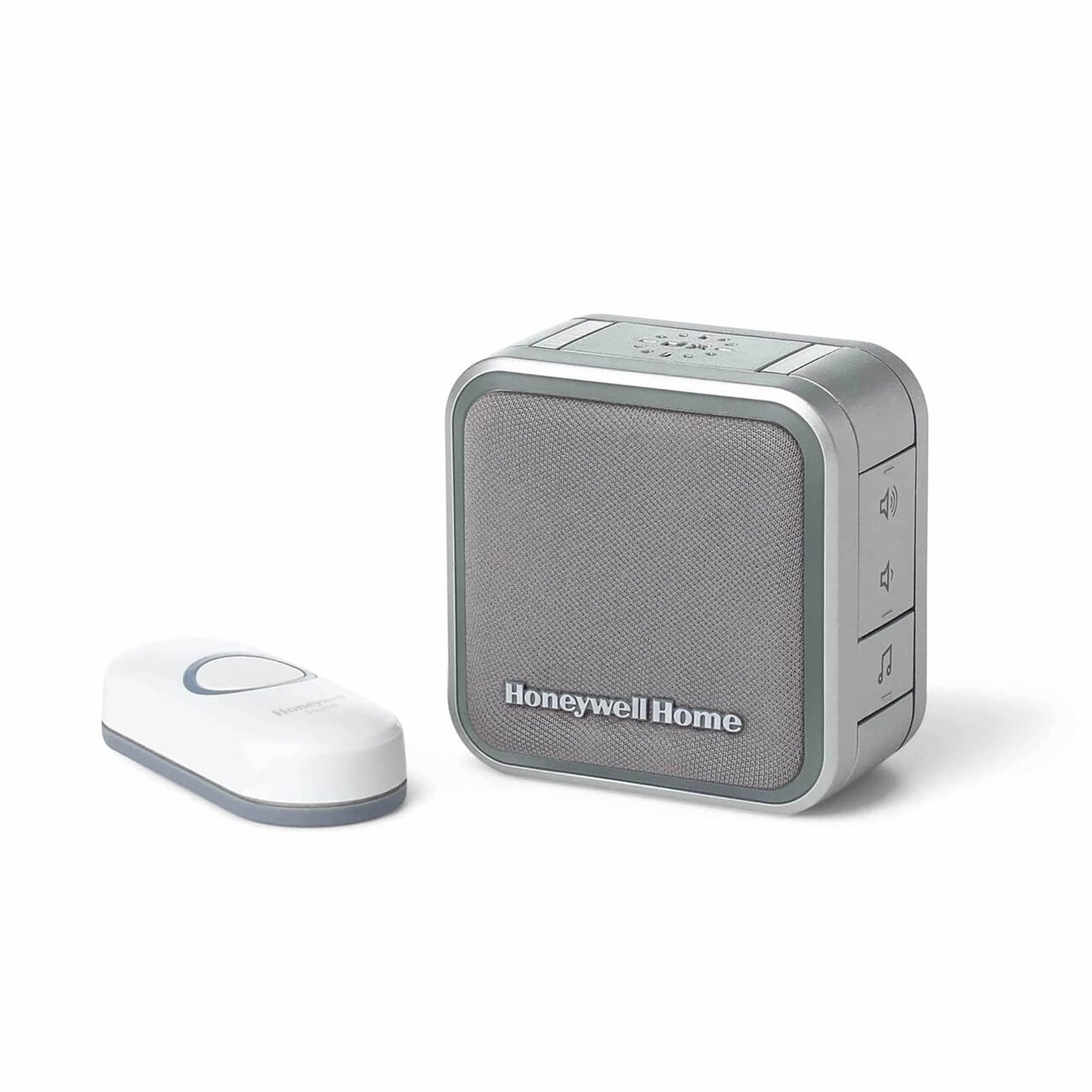 Honeywell Home RDWL313P2000 Doobell Plug-in Wireless Doorbell & Push Button-3 Series, Gray
