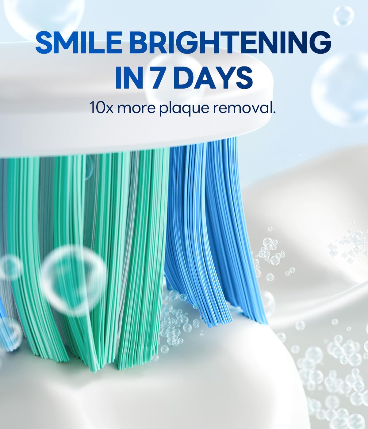 Bymore Electric Toothbrush for Adults,Travel Sonic Toothbrush with 8 Replacement Heads, Ultra Clean Rechargeable Toothbrush Portable One Charge for 330days 5 Modes 2mins Timer-Black