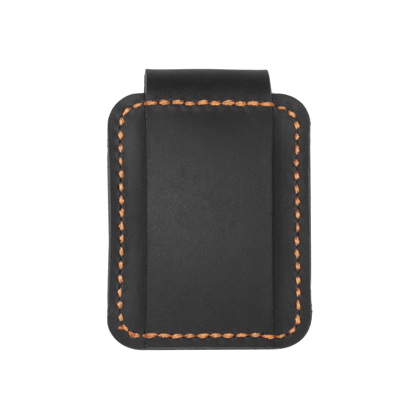 Handmade Leather Lighter Case for Men, for Leather Zippo Cover, Birthday Gift for Him or Her (Black)