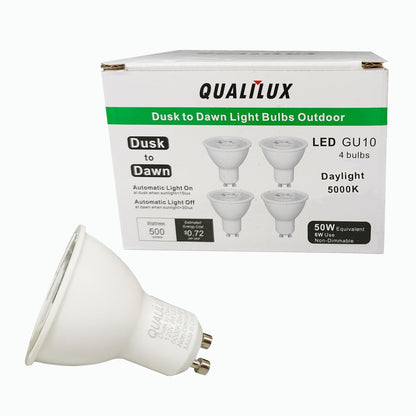 Dusk to Dawn Light Bulbs, Auto On/Off Light Sensing LED Bulbs Outdoor, Vintage Amber, Edison ST19 2-Pack, 6.5W 700LM 60W Equivalent, HQ-H027
