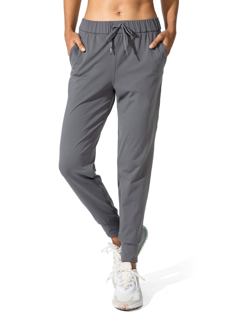 SANTINY Women's Joggers Pants Pockets Drawstring Running Sweatpants for Women Lounge Workout Jogging(Dark Grey_XS)