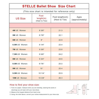 Stelle Women Ballet Shoes Highly Stretch Canvas Adult Ballet Slippers Split Sole Yoga Dance Shoe for Girls Boys(Ballet Pink,8.5MW)