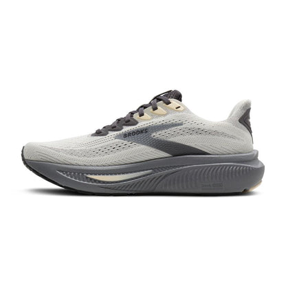 Brooks Men’s Ghost 17 Neutral Running Shoe - Vaporous Grey/Primer/Sand - 7.5 Medium