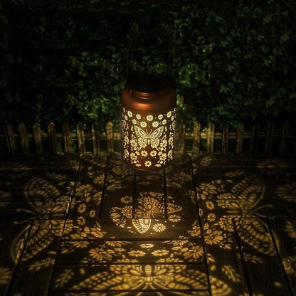 Gifts for Women Men Mom, Butterfly Solar Lights Outdoor Waterproof, Mothers Day Gifts Decoration Outside for Outdoor, Yard, Lawn, Balcony Garden Decor Butterflies Solar Lantern