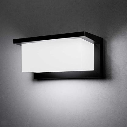 Modern Outdoor Wall Lights for House LED, 18W Porch Light Fixture 3000K 4000K 6500K 3 White Changeable,Waterproof IP65 Exterior Lighting for Garage,Front Door