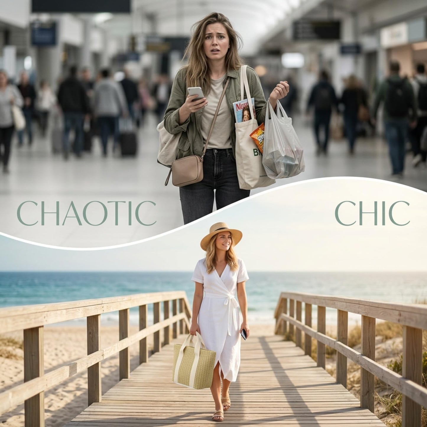 10 Pcs Straw Beach Tote Bags, Woven Handbag with Handle, Bachelorette Beach Bags, Suitable for Women Vacation & Shopping