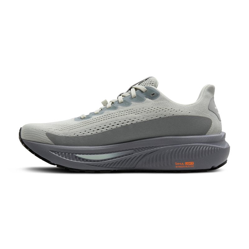 Brooks Men’s Ghost 17 GTX Waterproof Supportive Running & Walking Shoe - Smoke/Primer Grey/Orange - 13 Medium