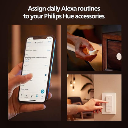 Philips Hue Motion Sensor - Exclusively for Philips Hue Smart Lights - Requires Hue Bridge - Easy, No-Wire Installation