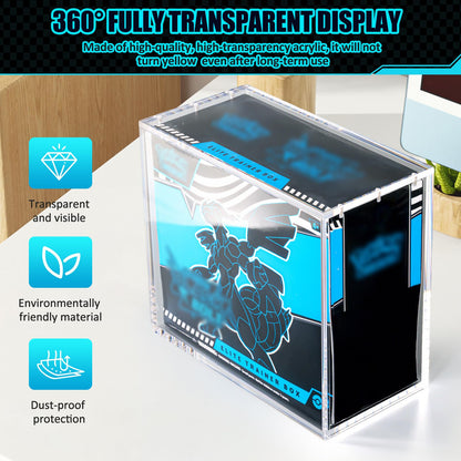 ETB Protector case, Elite Trainer Box 8mm+5mm Ultra Thick Stackable Acrylic Protector with Strong Magnets - Compatible with Elite Trainer Boxes